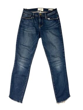 Frame Denim Skinny Jeans in dark blue
